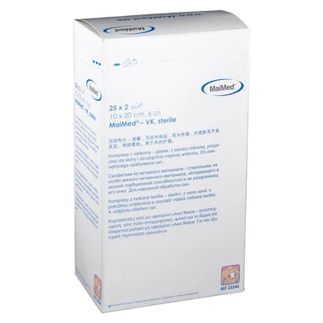 VLIESKOMPRESSEN 10x20 cm steril 6fach