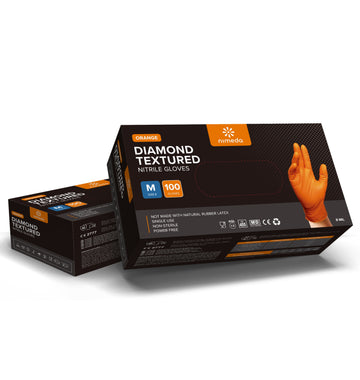 NIMEDA® Nitrile Gloves - Orange